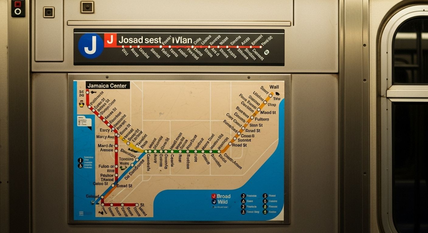 j train subway map