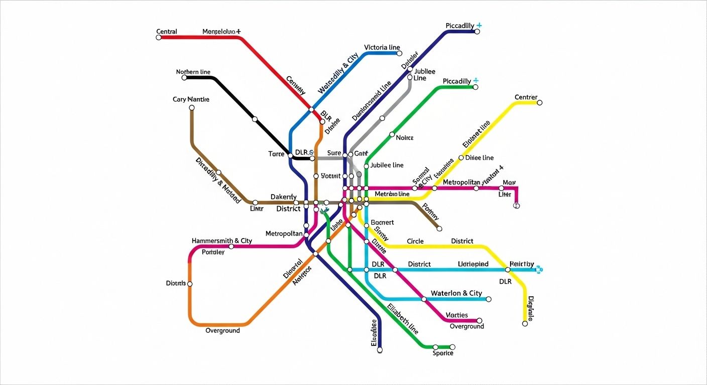 london tube map lines