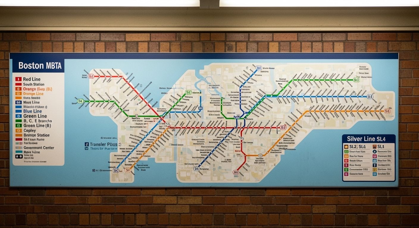 MBTA Train Map Simplifies Boston Routes MBTA Train Map Simplifies Boston Routes