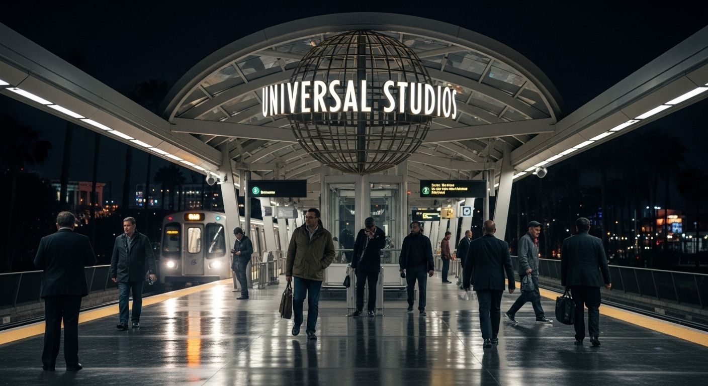 metro station universal studios