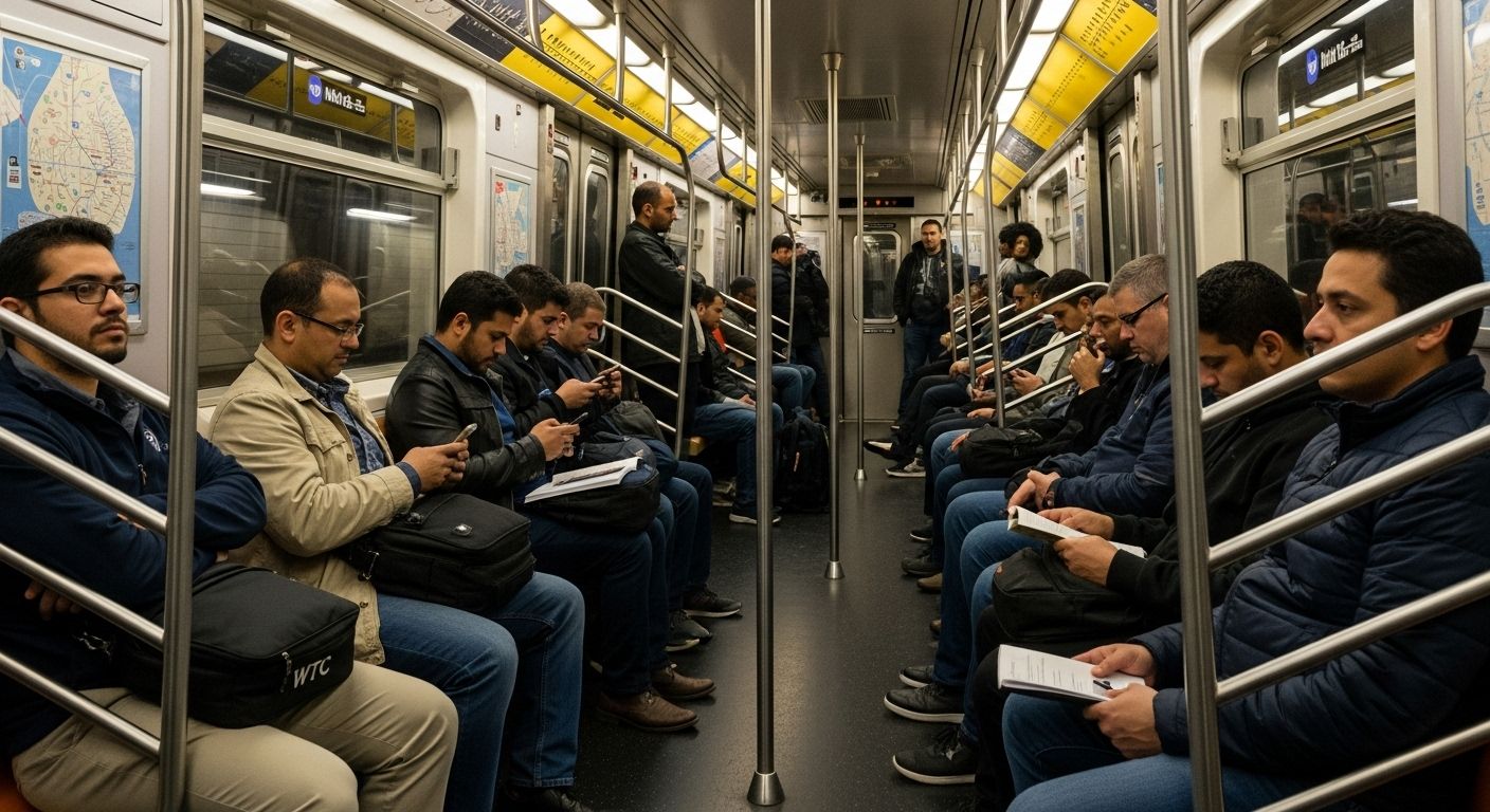 Penn Station to World Trade Center Subway Routes