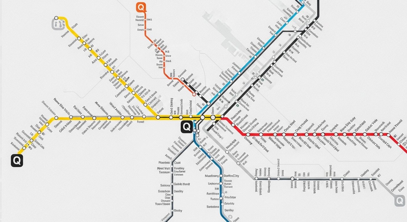 Q Train Subway Map Reveals Key NYC Stops