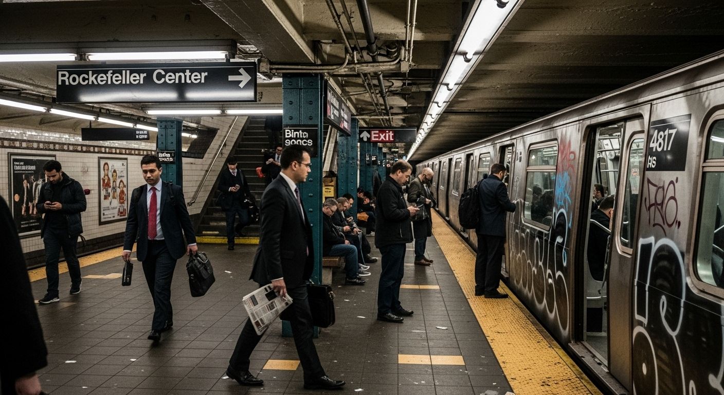 rockefeller center subway stop