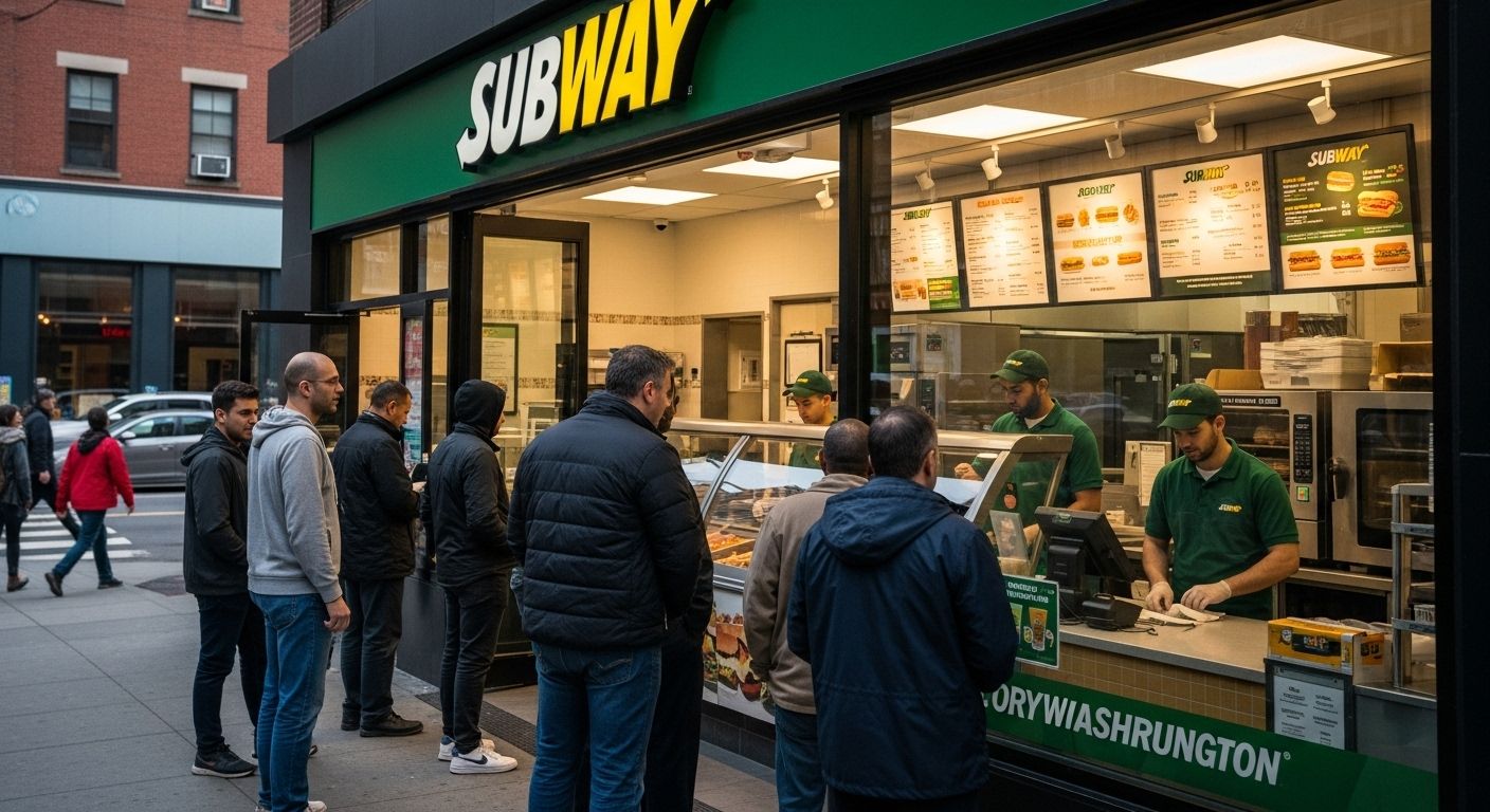Subway on Washington Street Eases City Travel
