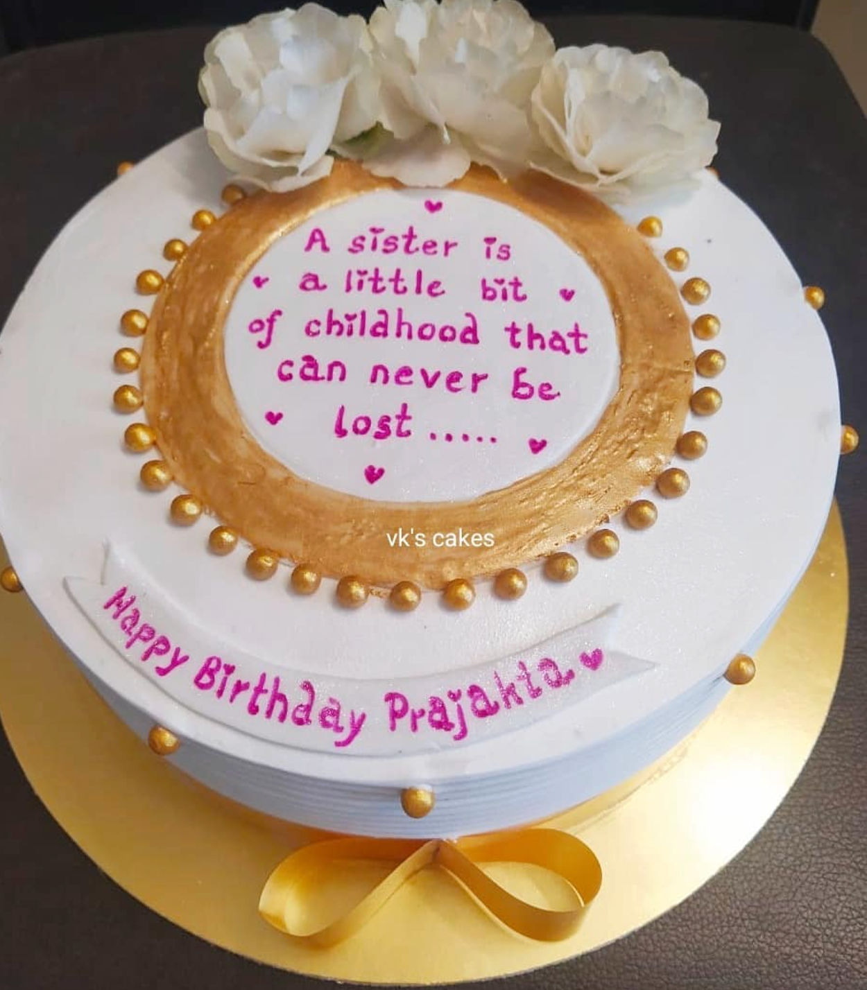 Sister Quote Cake