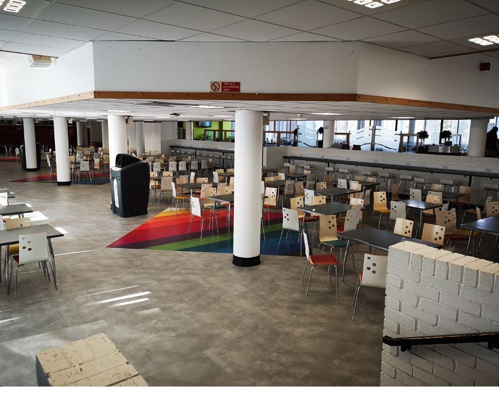 Sala mensa della Heriot Watt University