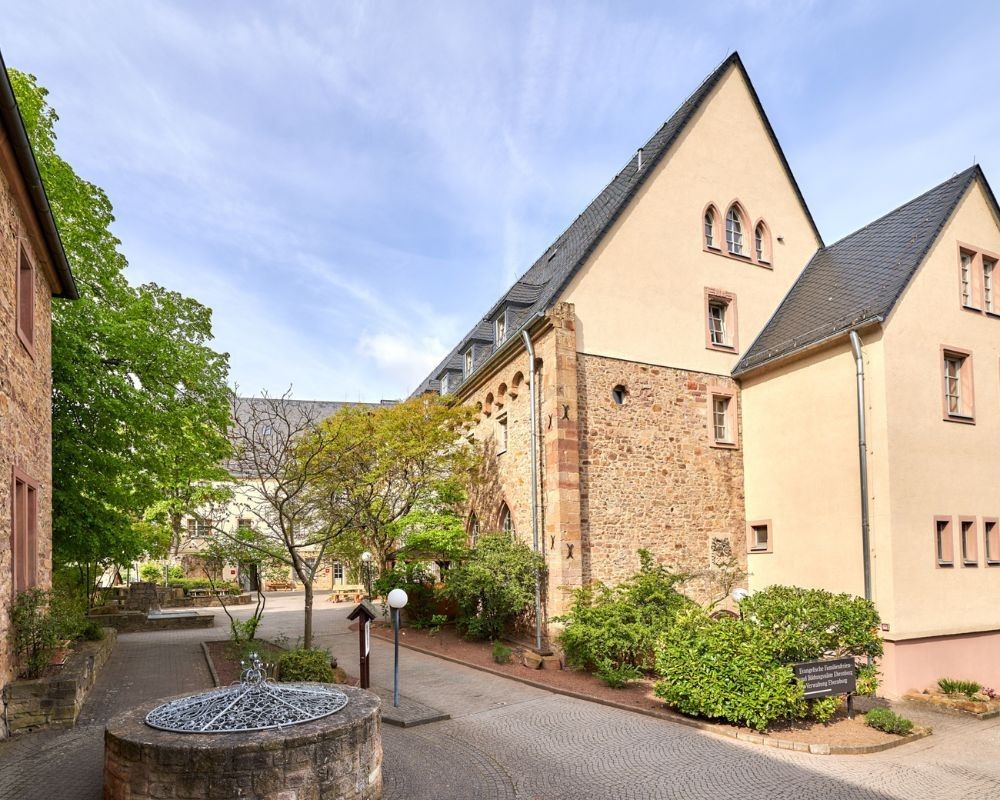 Il giardino del castello di Ebernburg