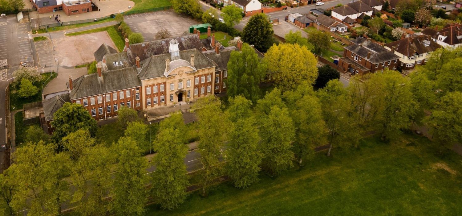 Veduta aerea della Bosworth Independent School.