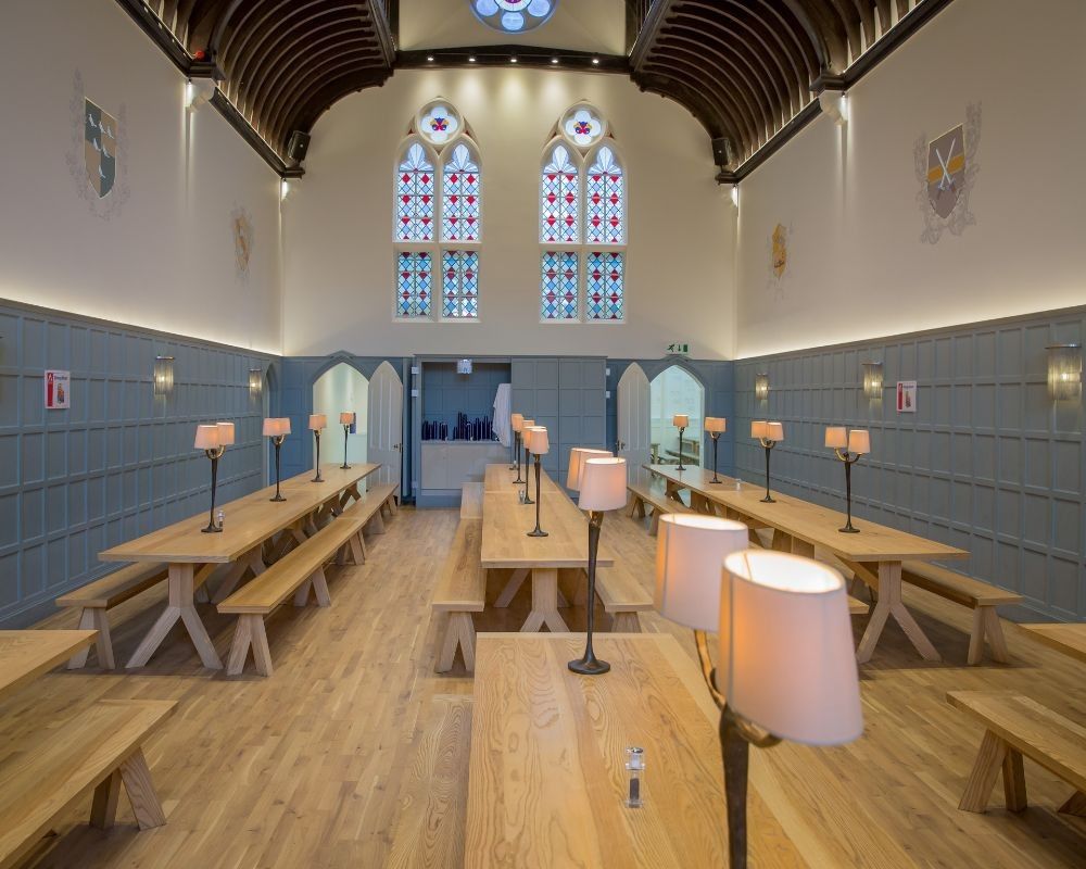 Sala mensa del Brighton College.