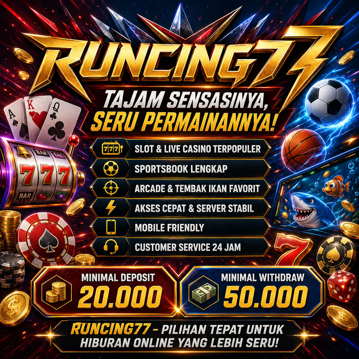RUNCING77 – PILIHAN TEPAT UNTUK HIBURAN ONLINE YANG LEBIH SERU!