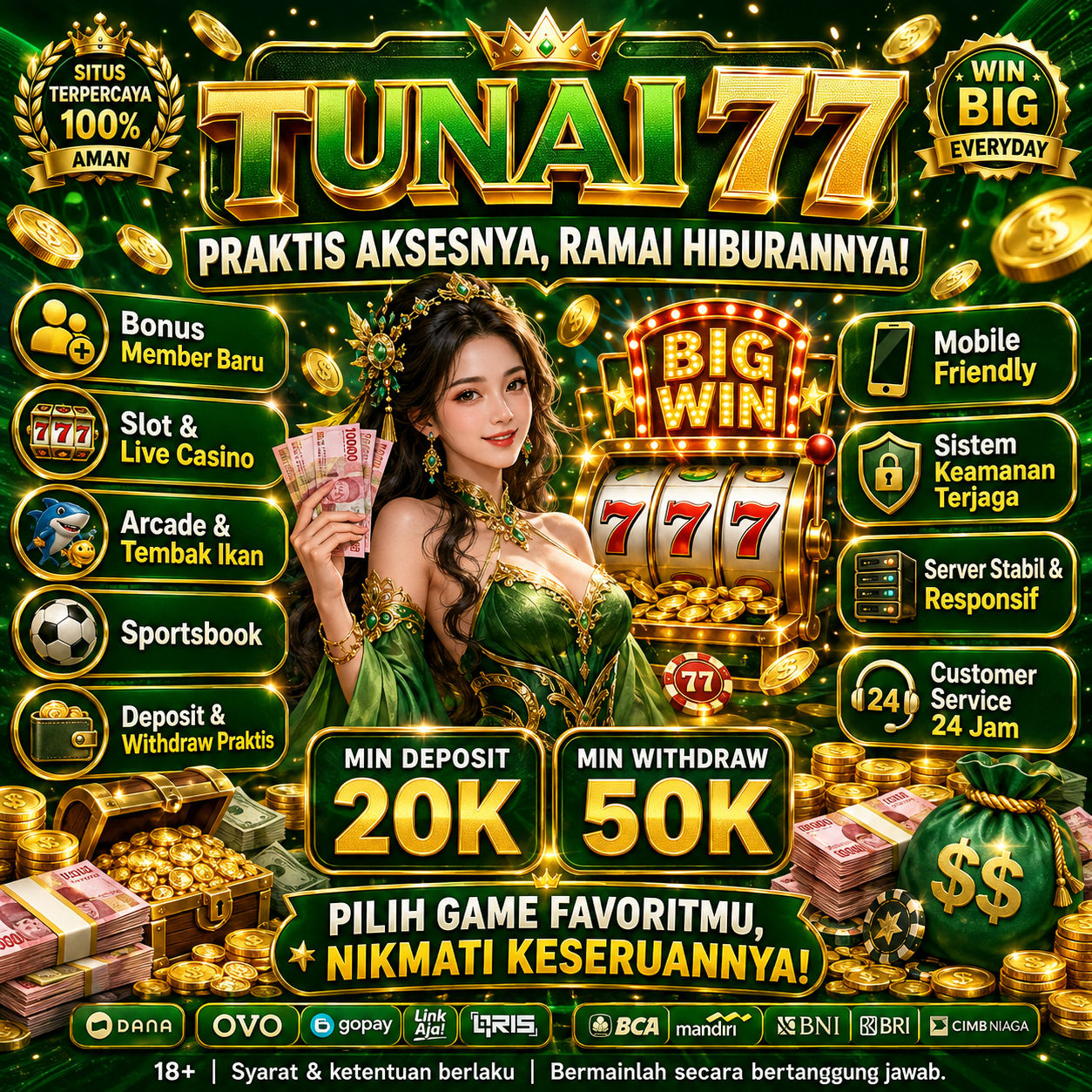 TUNAI77 BANNER