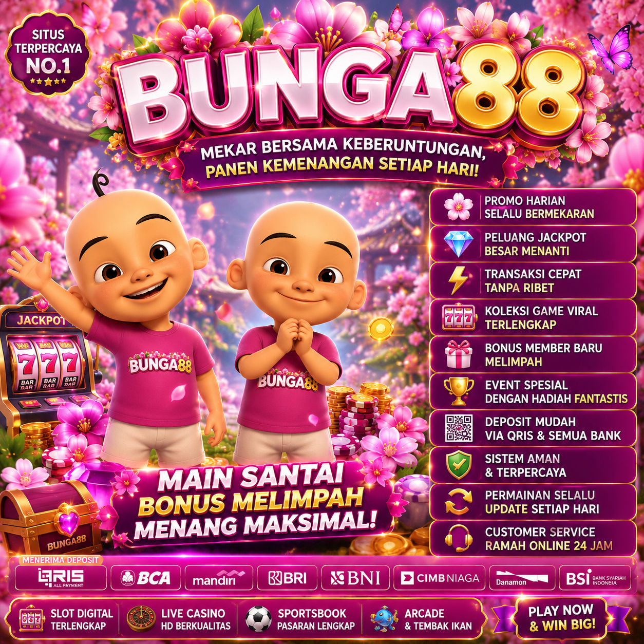 BUNGA88 | Main Mudah • Menang Lebih Cepat • Cuan Maksimal! - WooCommerce eCommerce