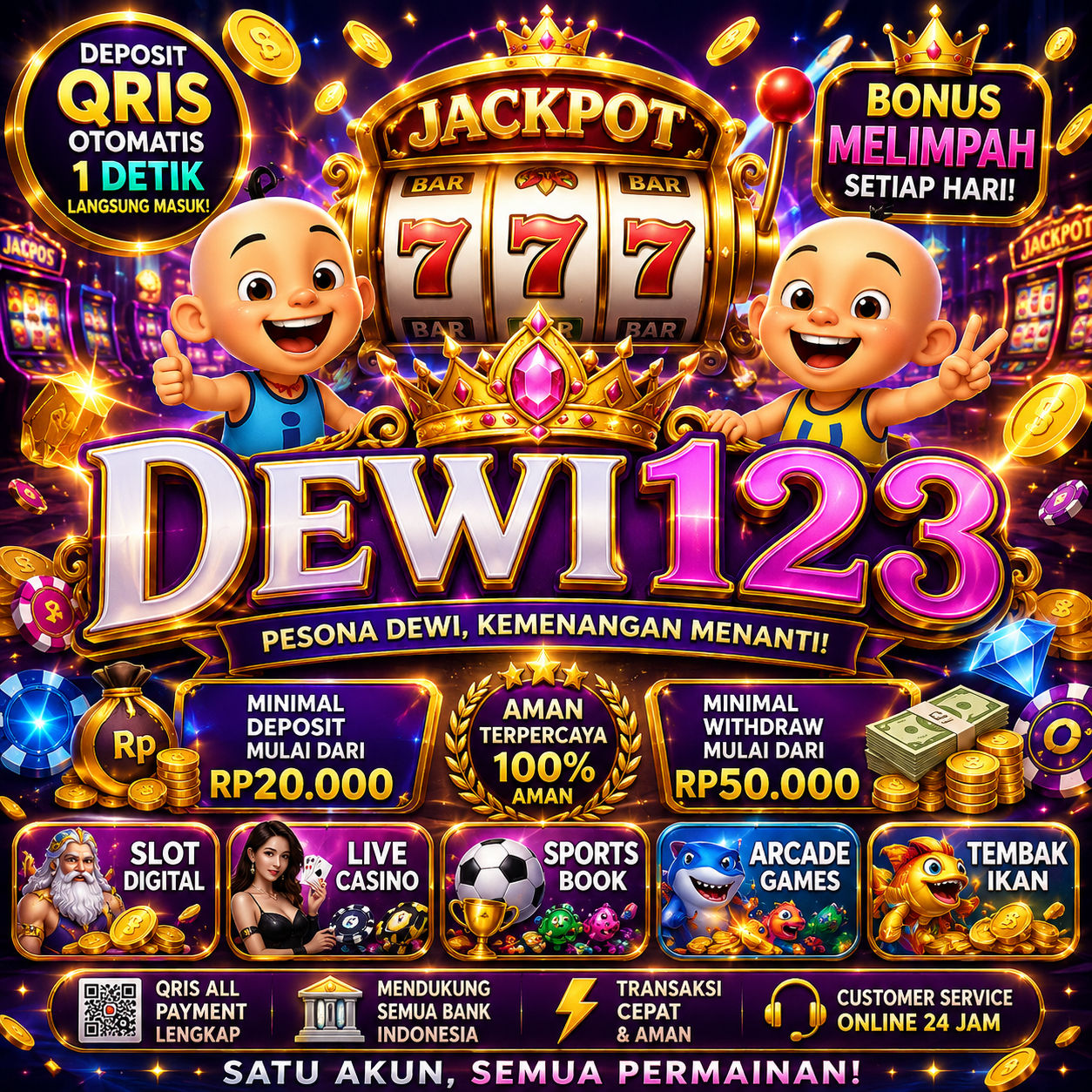 Galeri foto DEWI123 Link Mudah Jackpot Untuk Malam Ini  di Mahjong