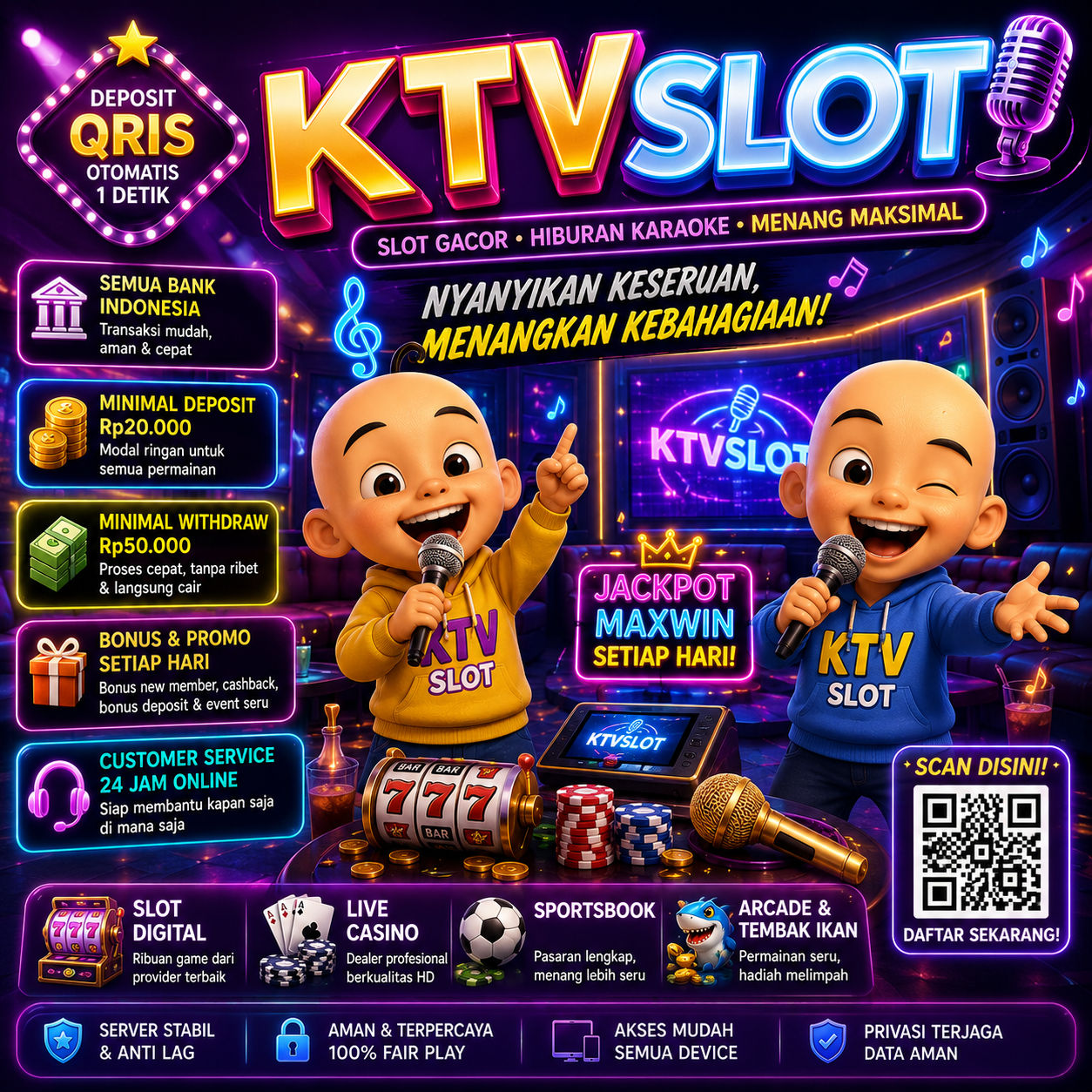 KTVSLOT : Menyediakan Game Slot Terlengkap Dan Fitur Lainnya