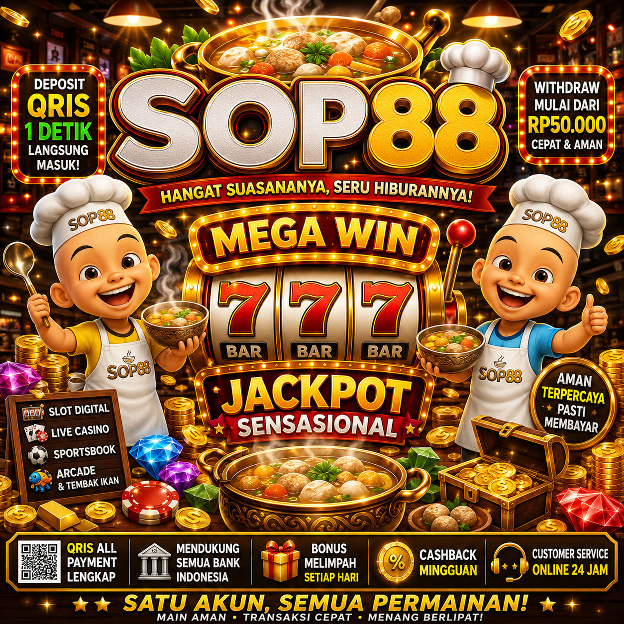 Galeri foto SOP88 ekitapindirelim:  Panasnya Putaran Slot Yang Gampang Jackpot di Mahjong