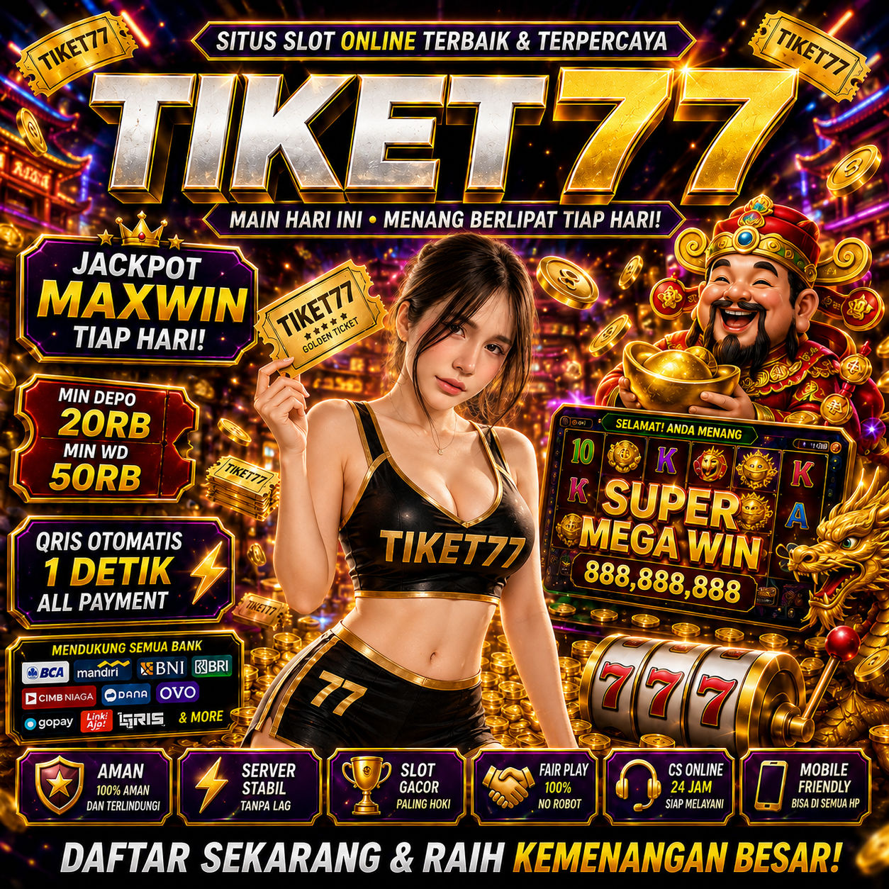 TIKET77 LINK DAFTAR