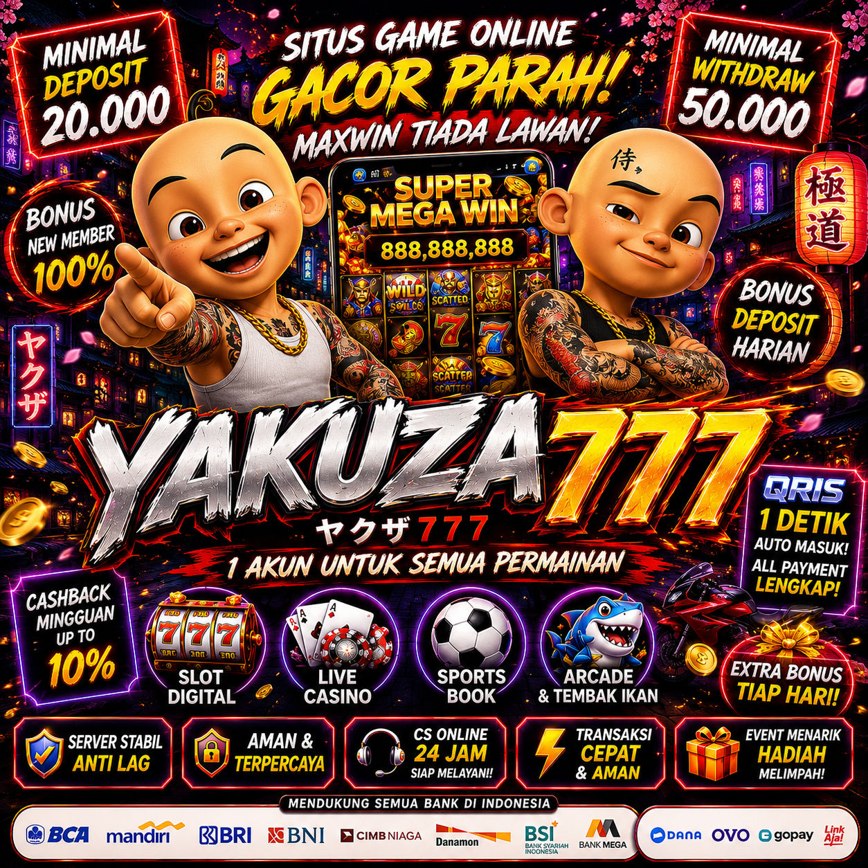 YAKUZA777! Alternatif Tanpa Patah Patah Menuju Slot Gacor