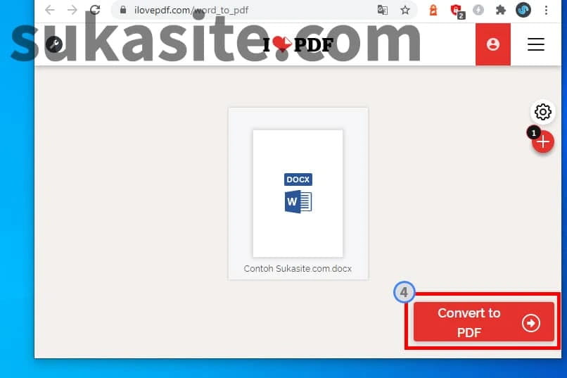 5 Cara Convert Word ke PDF dengan Mudah Cara convert word ke pdf dengan lovePDF 3