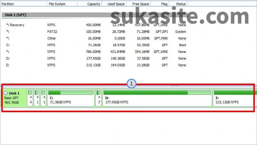 Cara Mudah Merubah Jenis Partisi Hardisk (GPT dan MBR) Merubah Jenis Partisi Hardisk 3
