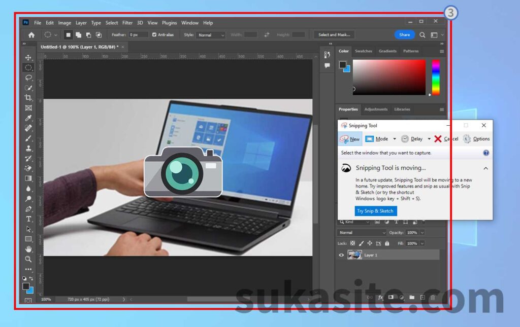 4 Cara Screenshot di Laptop Windows Cara Screenshot di Laptop dengan Aplikasi Bawaan Windows 3
