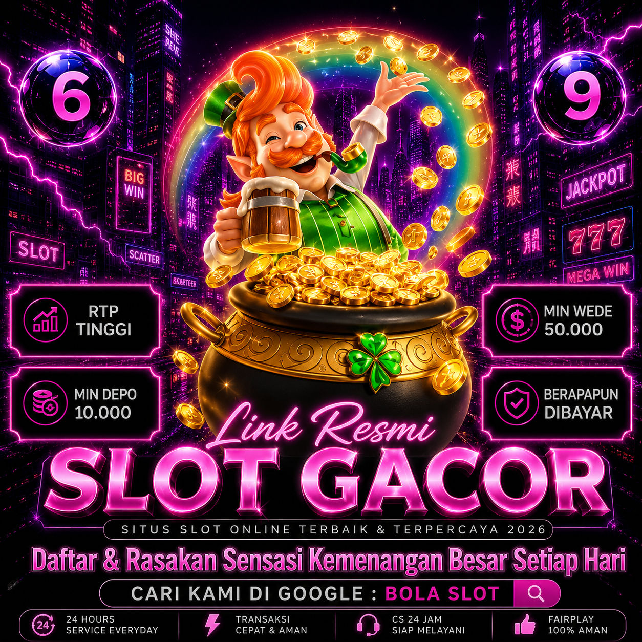 BOLASLOT88: Link Situs Slot Depo 10K Gacor Hari Ini Via QRIS Resmi Gampang Menang