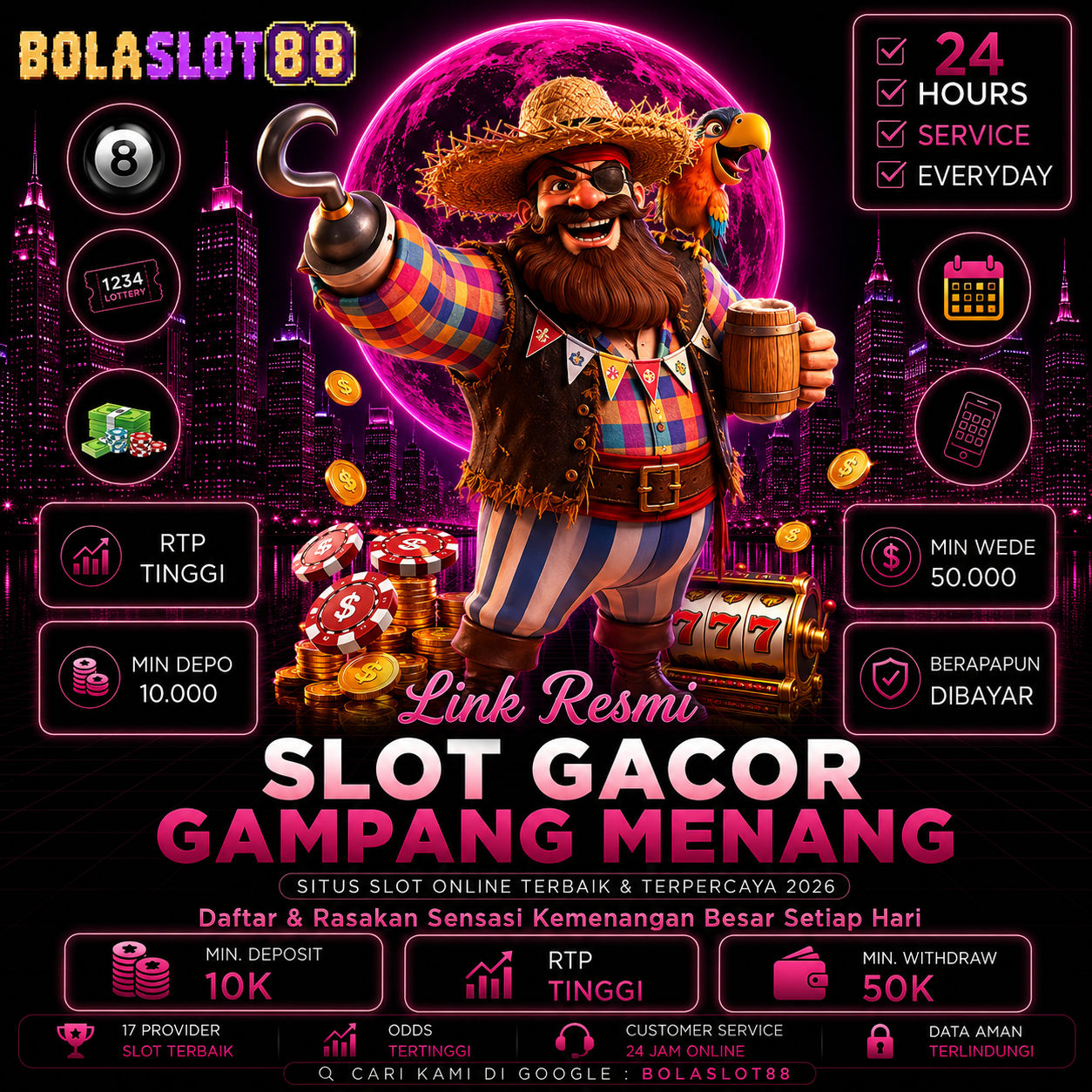 BOLASLOT88: Situs Bola Slot88 Online Terpercaya & Link Slot Gacor Hari Ini Hoki Gampang Menang