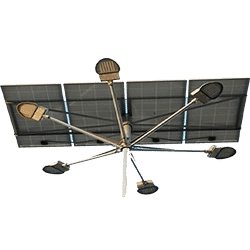 solar mini mast