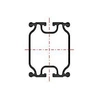 ALUMIL PROFILE Η2060 LENGTH 4200mm X-101010
