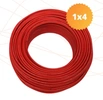 Wattkit Cable solar/PV H1Z2Z2-K Red 1x4,0 mm² 1,5 kV DC, 1 kV AC