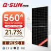 Q-SUN QN-550HT-1 540-560 1500V Silver Frame