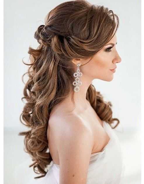 Featured Photo of Wedding Hairstyles For Long Curly Hair