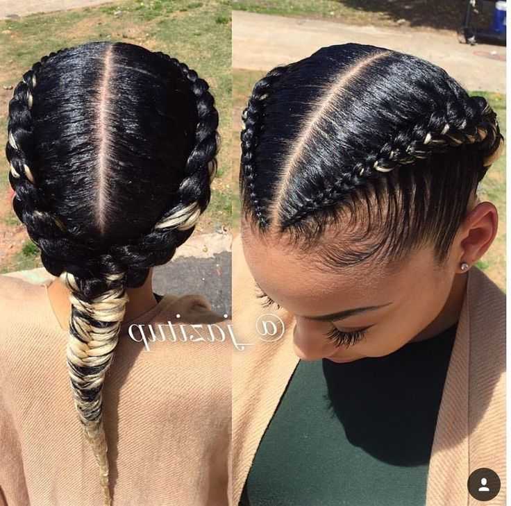 Featured Photo of Two Braids In One Hairstyles