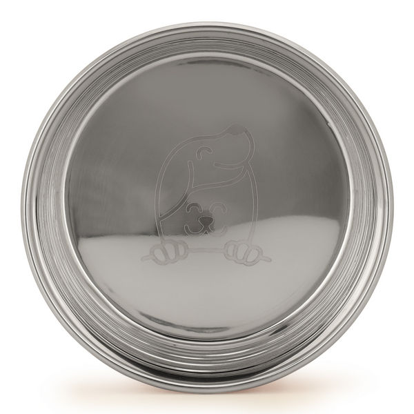 The Happy Lots Heavy Dish With Beading for Dogs and Cats (Blue)