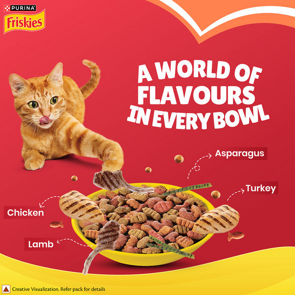 Friskies Meaty Grills Adult Cat Dry Food