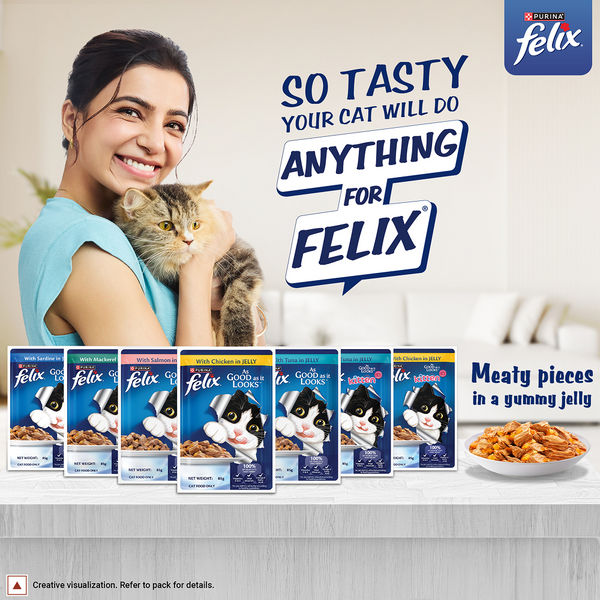 Purina Felix with Chicken in Jelly Complete and Balanced Kitten Cat Wet Food