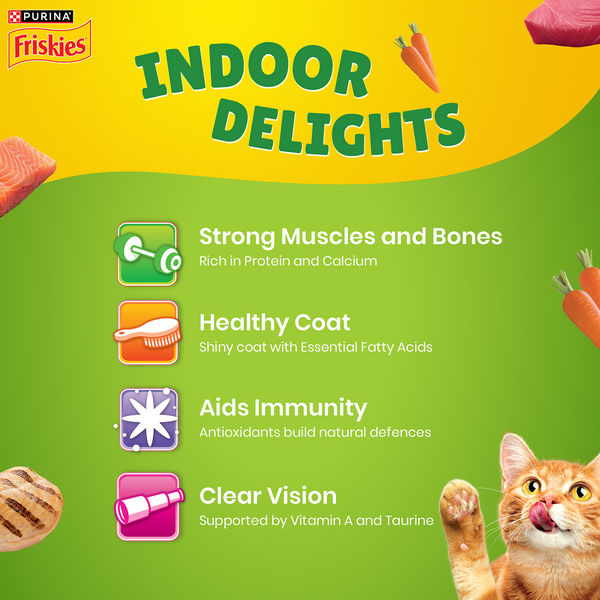 Friskies Indoor Delights Adult Cat Dry Food