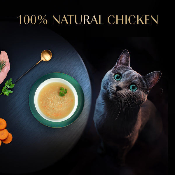 Sheba Soup with Chicken Adult Cat Wet Food