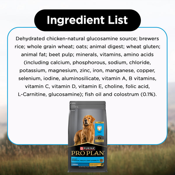 Purina Pro Plan Chicken Large Breed Adult Dog Dry Food (New Improved Formula)