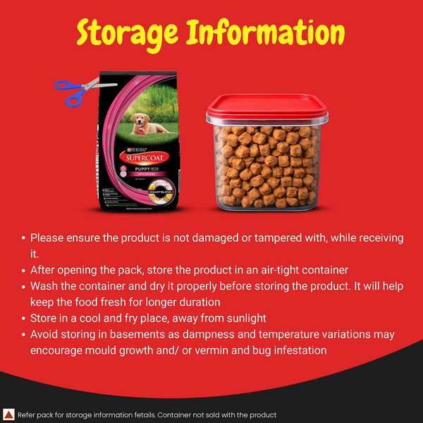 Purina SuperCoat Chicken Smartblend Puppy Dog Dry Food (Up to 12 months)