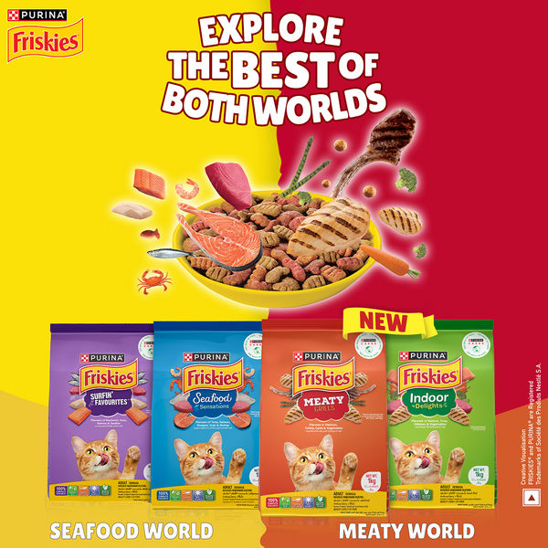 Friskies Meaty Grills Adult Cat Dry Food