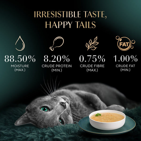 Sheba Soup with Chicken Adult Cat Wet Food