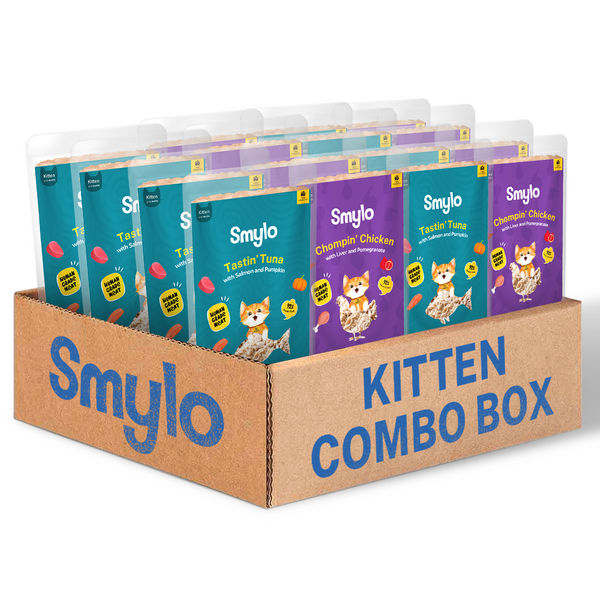 Smylo Kitten Variety Combo, Tuna & Chicken, Fresh & No-Preservative Wet Cat Food