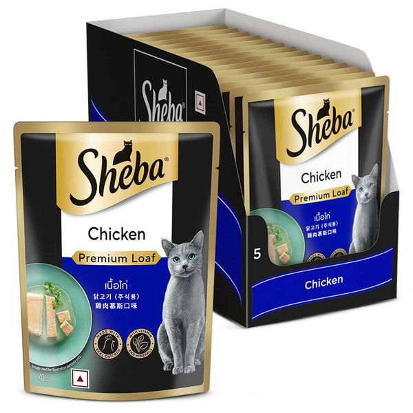 Sheba Chicken Loaf Rich Premium Adult Fine Cat Wet Food