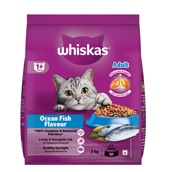 Whiskas Ocean Fish Flavour Adult Cat Dry Food