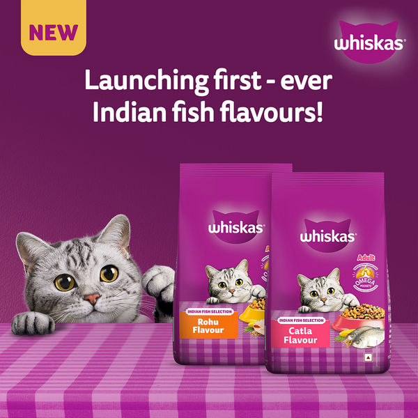 Whiskas Catla Fish Flavour Adult Cat Dry Food