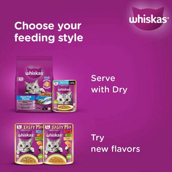 Whiskas Ocean Fish Adult Cat Wet Food
