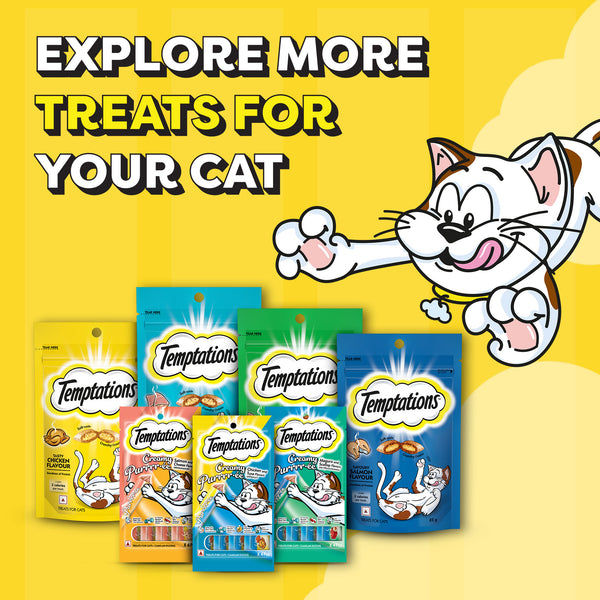 Temptations Seafood Medley Flavour Cat Treats