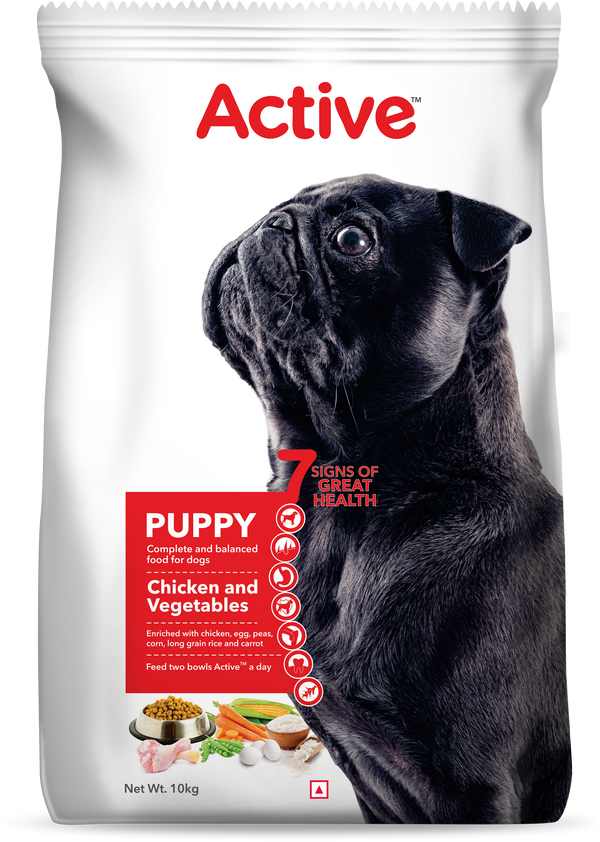 Active Chicken and Vegetables Puppy Dog Dry Food (Buy 1 Get 1)