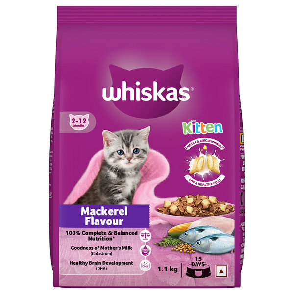 Whiskas Mackerel Flavour Kitten (2 to 12 months)Cat Dry Food