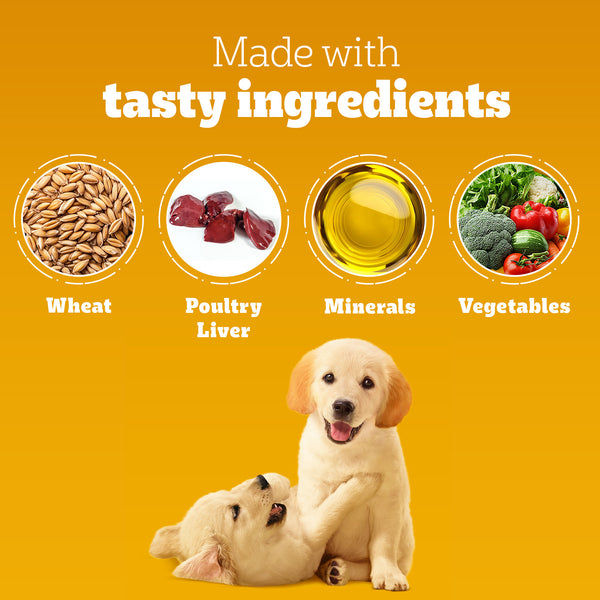 Pedigree Tasty Bites Chicken & Mixed Veggies Flavour Puppy Chewy Treats
